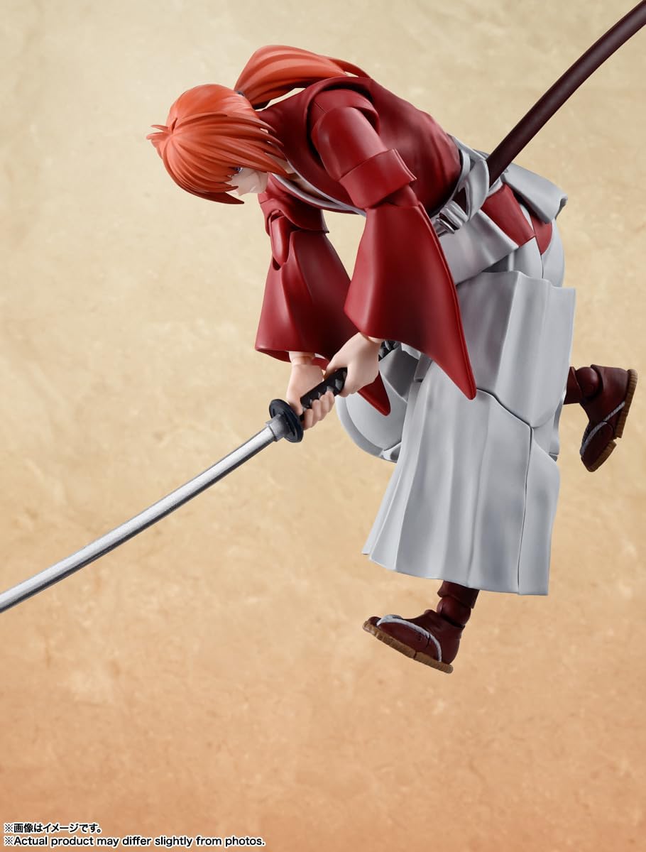 Bandai - S.H.Figuarts Rurouni Kenshin: Meiji Swordsman Romantic Story - Himura Kenshin Action Figure