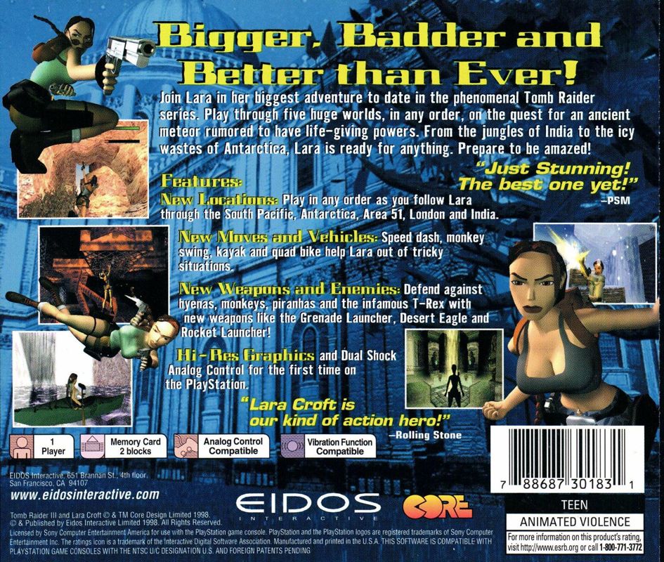 Tomb Raider III - PlayStation