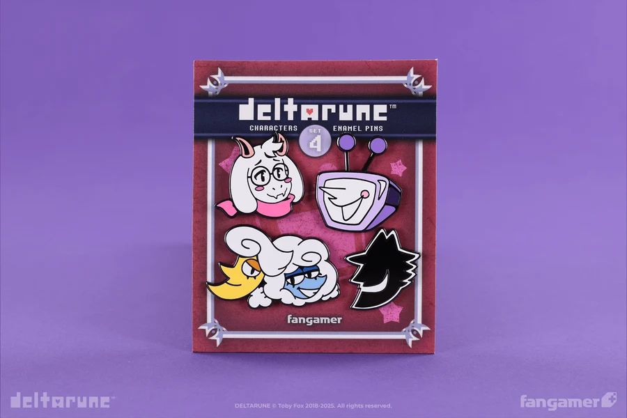 Fangamer - DELTARUNE Character Pin Set 4