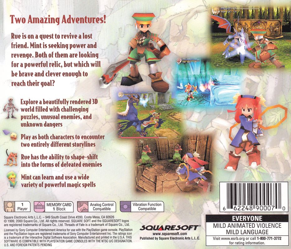 Threads of Fate - PlayStation