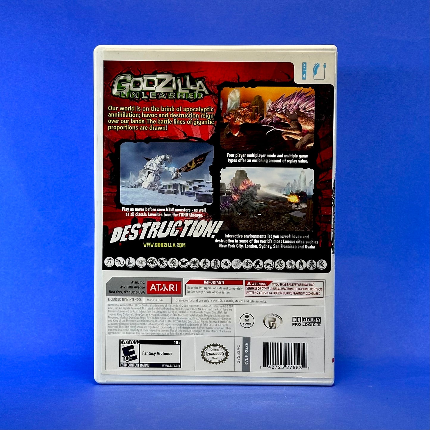 Godzilla Unleashed - Nintendo Wii
