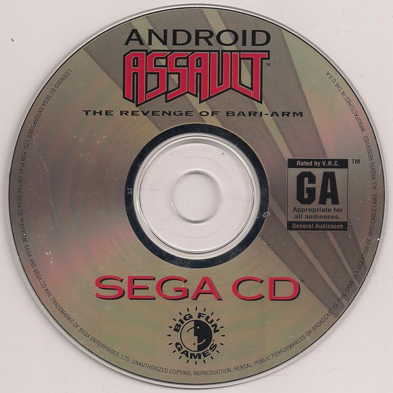 Android Assault: The Revenge of Bari-Arm - Sega CD