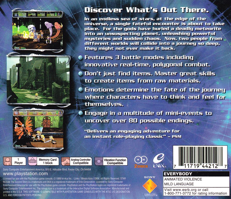 Star Ocean: Second Story - PlayStation