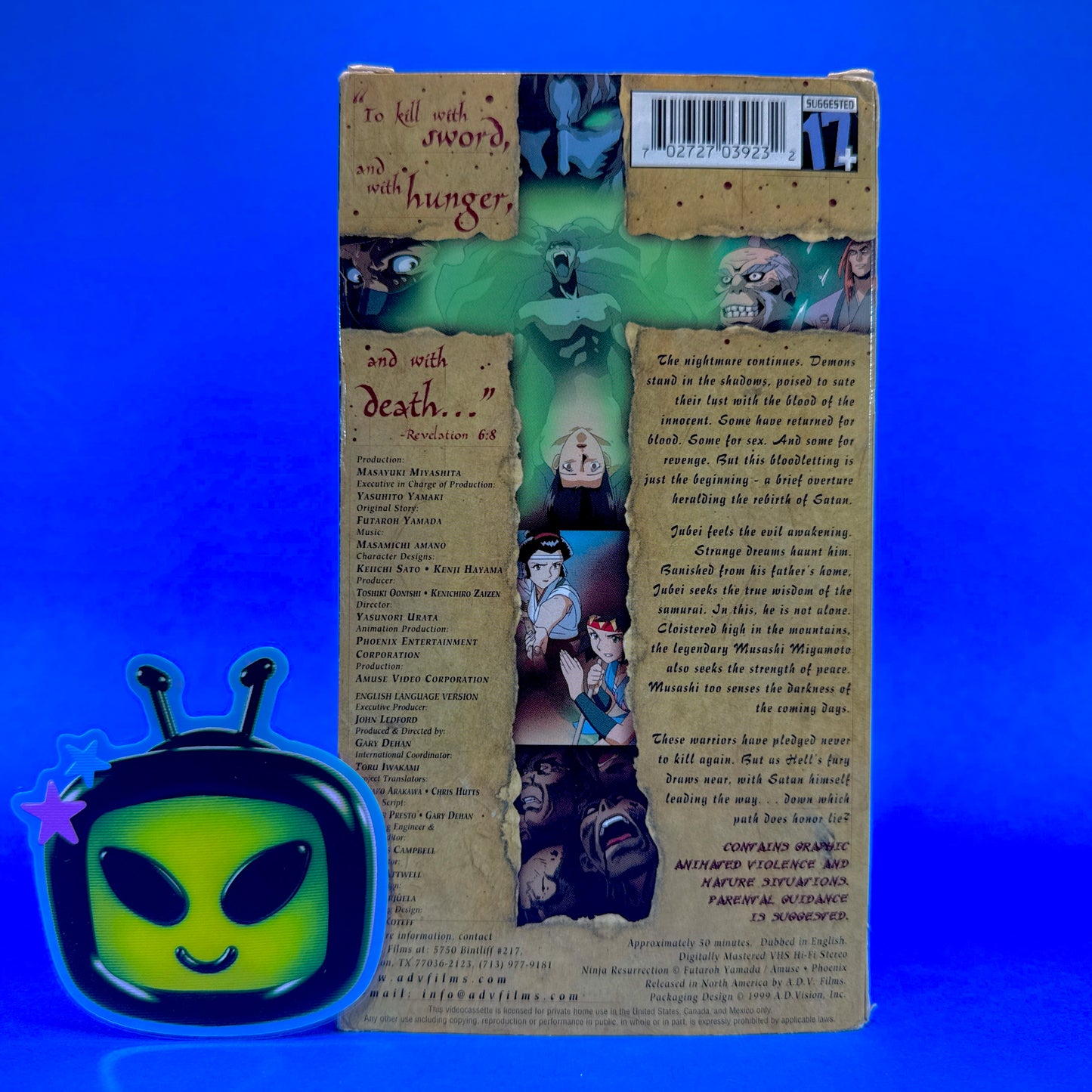 Ninja Resurrection VHS