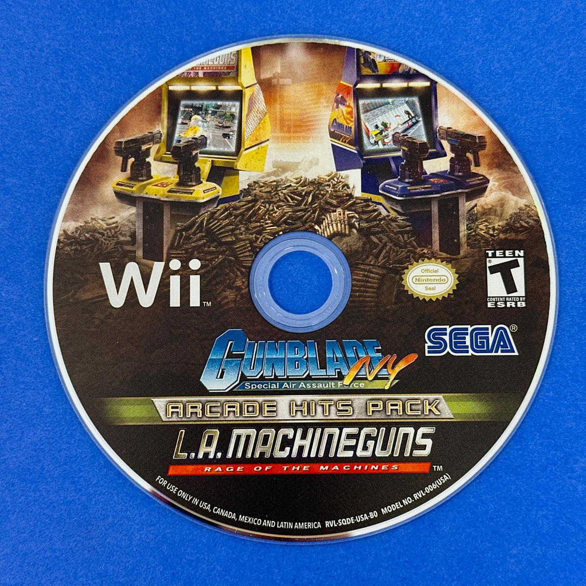 Gunblade NY and L.A. Machineguns: Arcade Hits Pack - Nintendo Wii