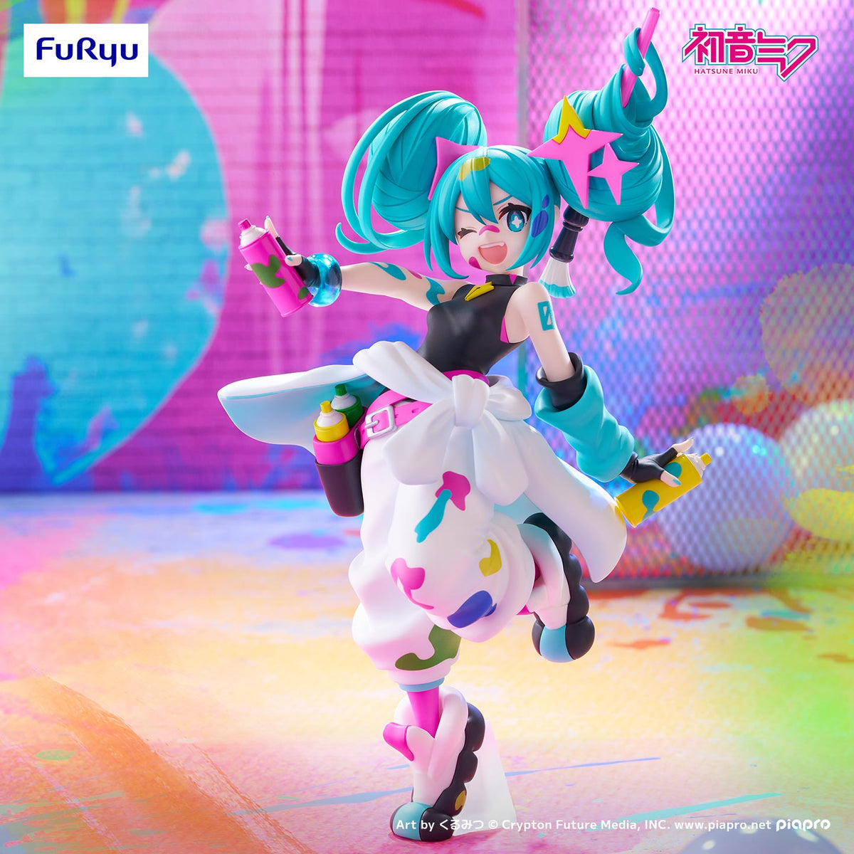 Furyu - Vocaloid Hatsune Miku ~Paint Girl~ Muchute Figure