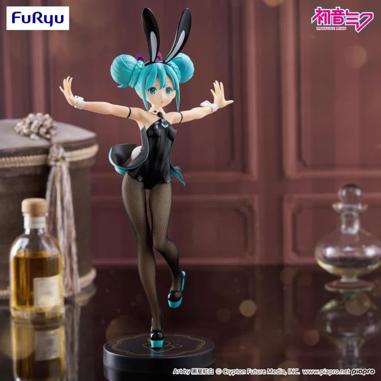 Furyu - Vocaloid BiCute Bunnies Hatsune Miku (Black Color Ver.) Figure