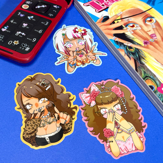 julie.egg - Gyaru Sticker Collection