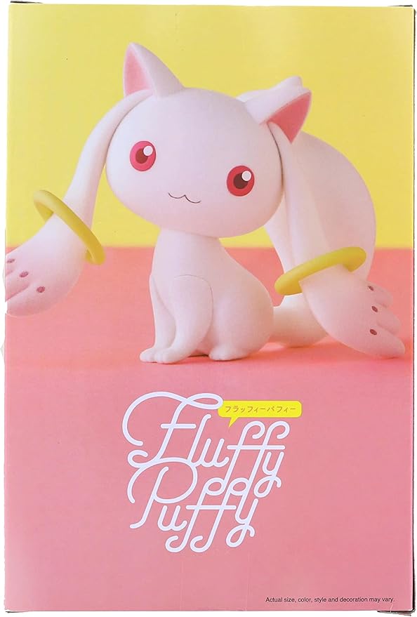 Puella Magi Madoka Magica 10th Anniversary Fluffy Puffy Kyubey Figure