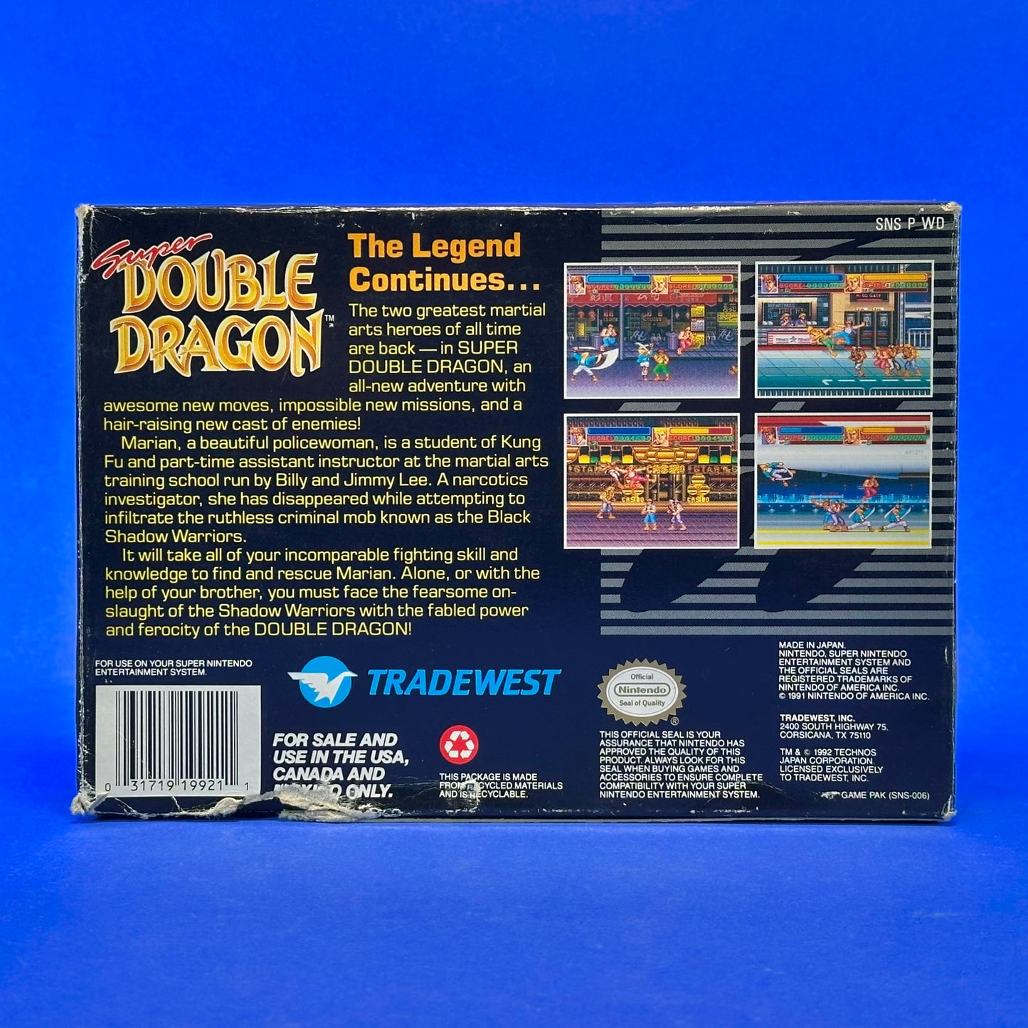 Super Double Dragon - Super Nintendo