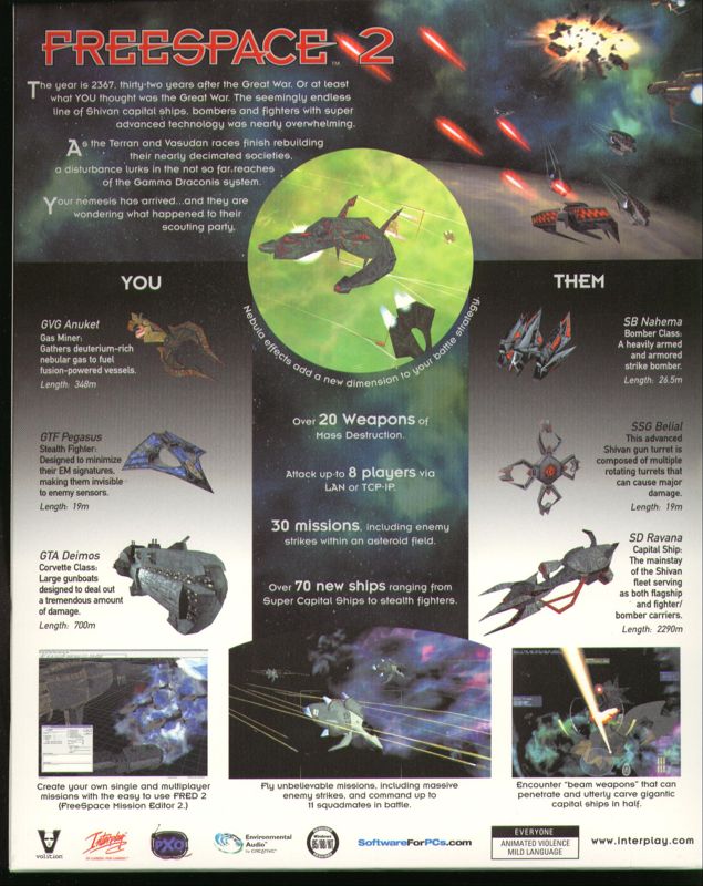 FreeSpace 2 - Big Box PC Game