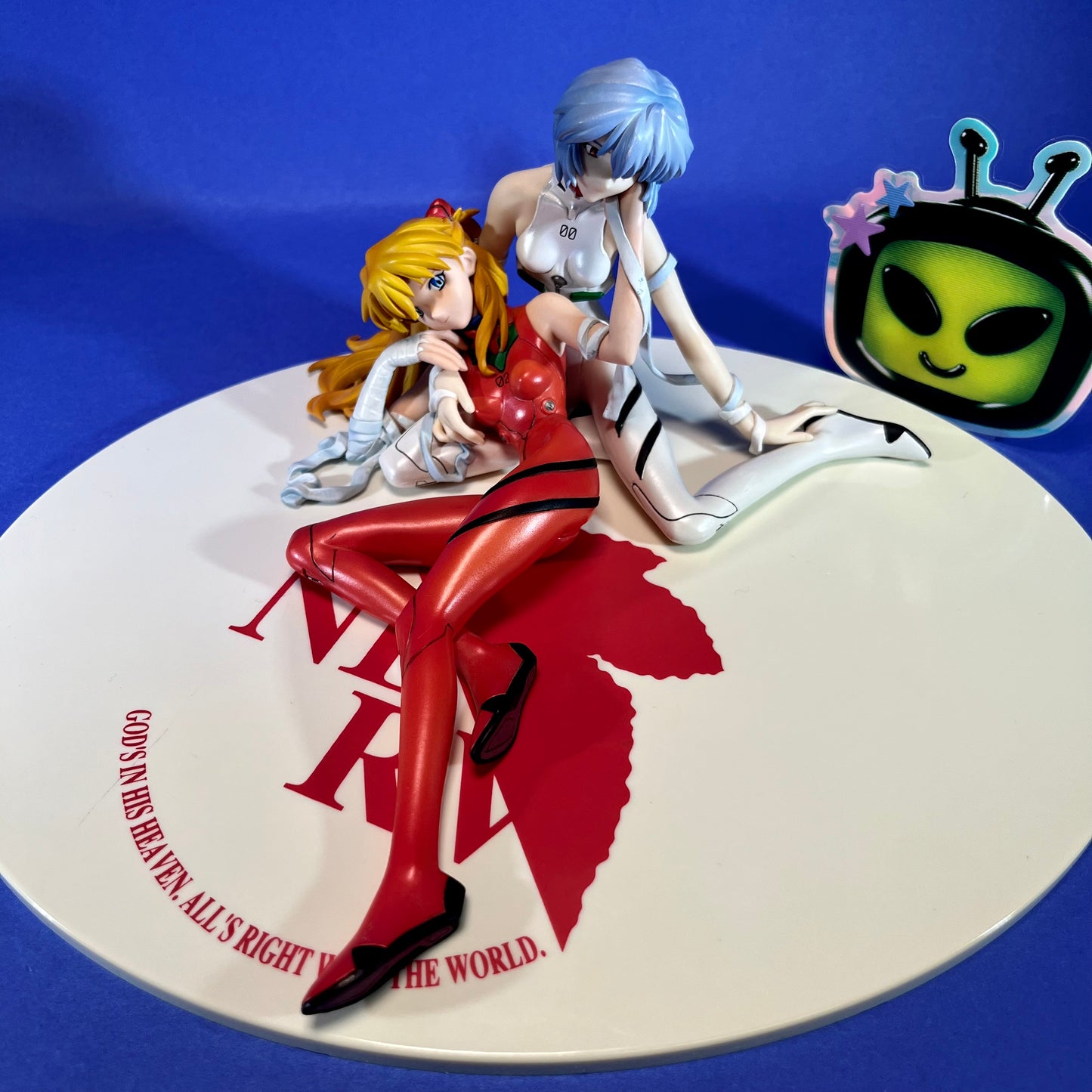 Kotobukiya - 2008 1/8 Scale Pre-Painted Statue Rei & Asuka Plugsuit Ver.