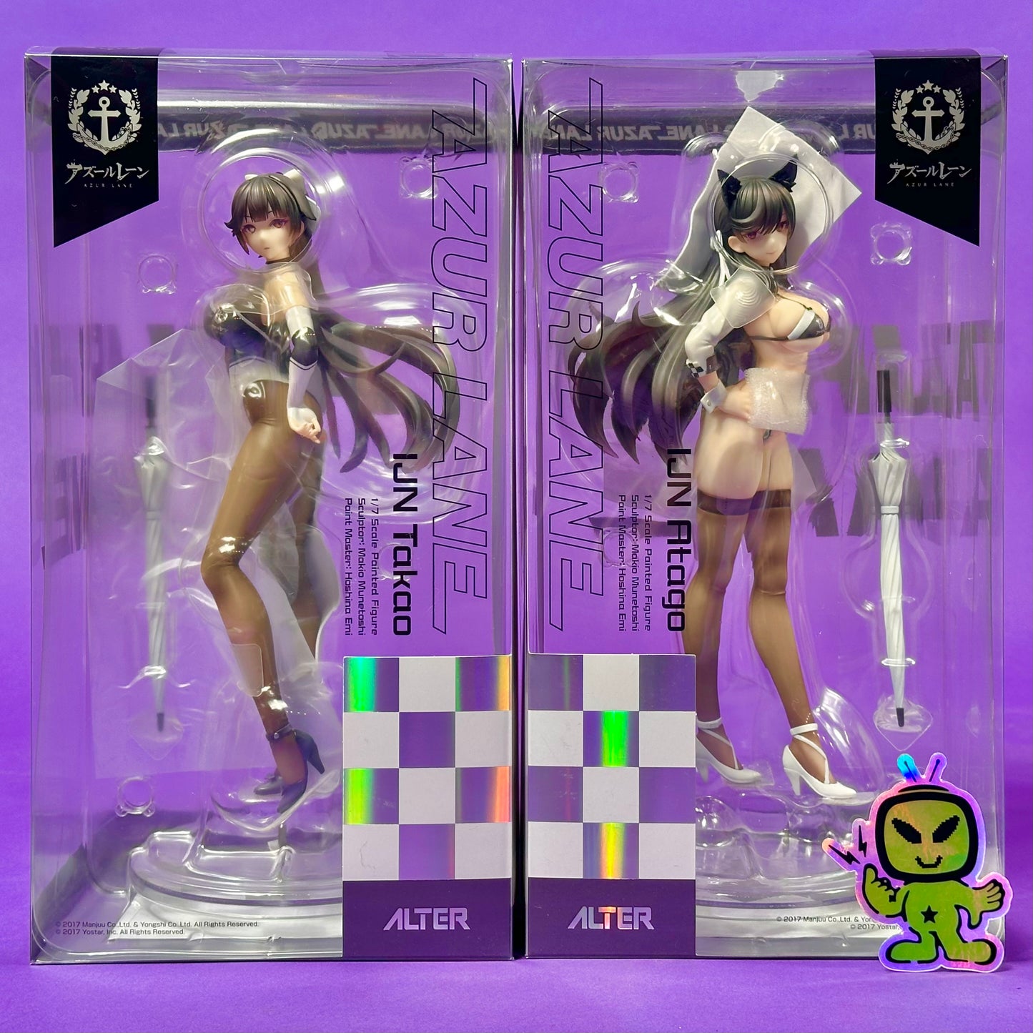 Alter - 2023 Azur Lane - Atago & Takao ~Stunning Speedster & Full Throttle Charmer Ver.~ 1/7 Figure Set