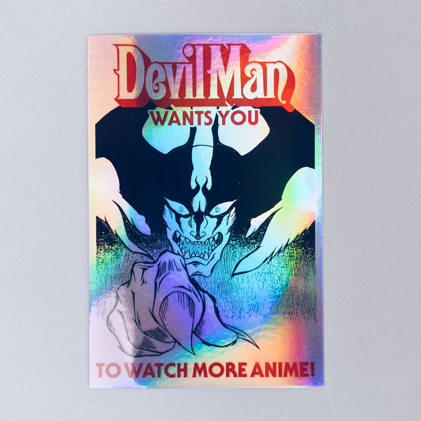 Hi-Fi Lo-Fi Devilman Sticker