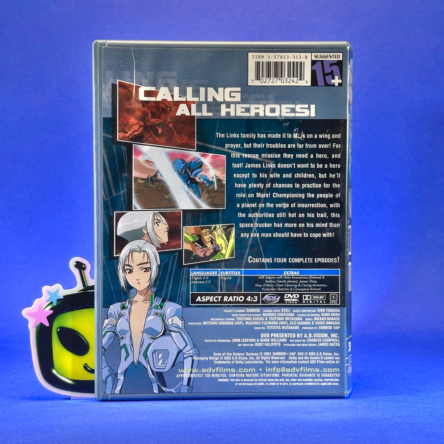 Z.O.E. Dolores, I DVD