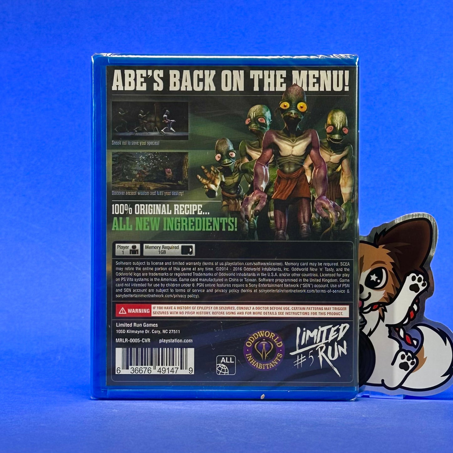 New n’ Tasty! Oddworld: Abe’s Oddysee - PS Vita