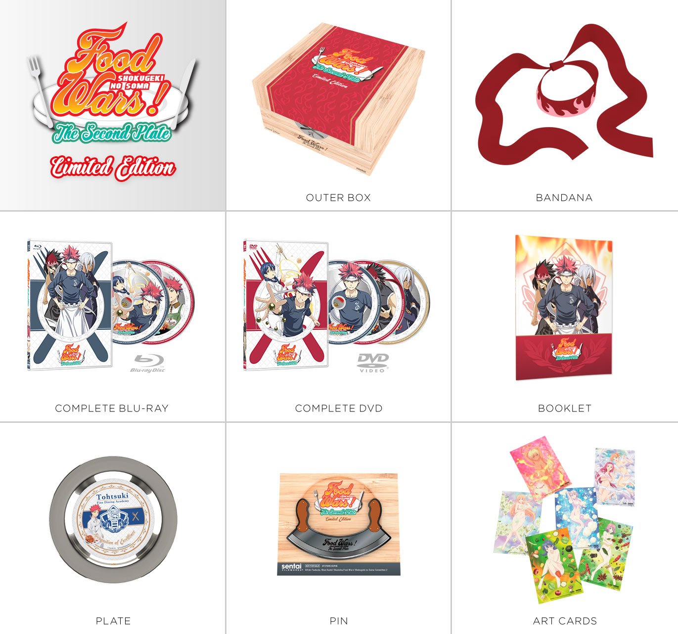 Food Wars! The Second Plate - Limited Edition Box Set Blu-Ray