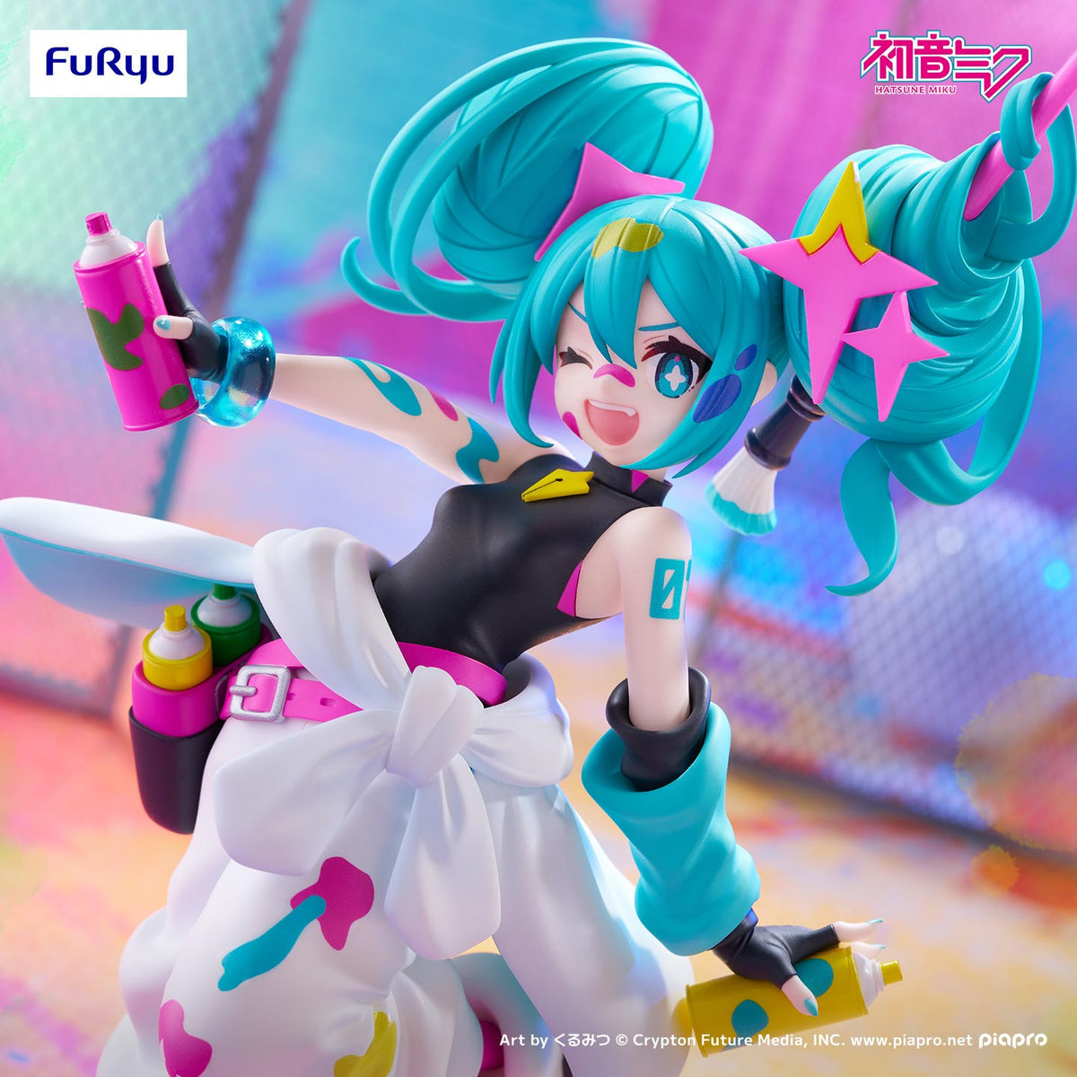 Furyu - Vocaloid Hatsune Miku ~Paint Girl~ Muchute Figure