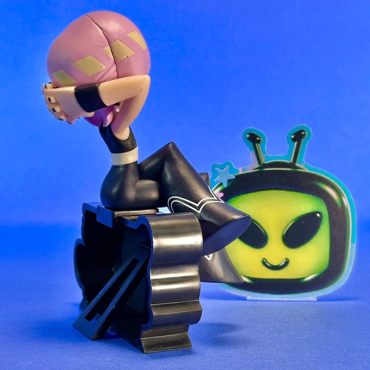 Banpresto - A New Panty & Stocking with Garterbelt:  Polyurethane ~Monitor Top Figz~