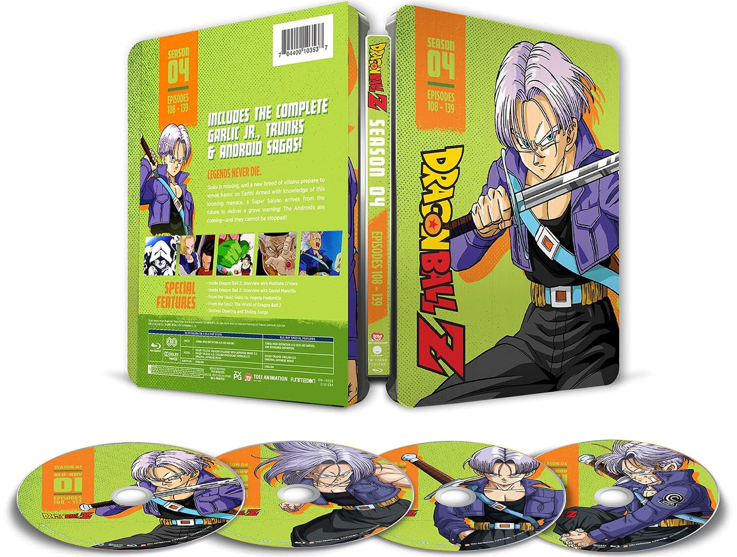 Dragon Ball Z - Season 4 SteelBook Blu-Ray