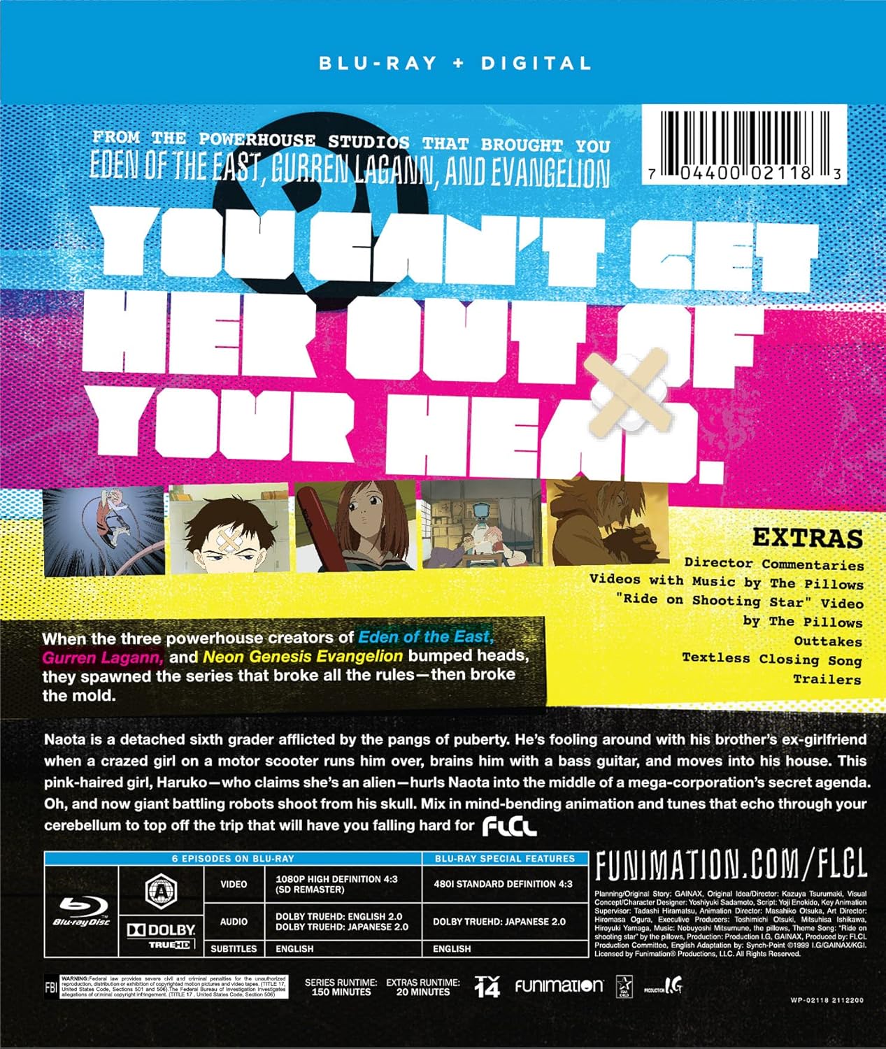 FLCL (Fooly Cooly) Blu-ray & DVD