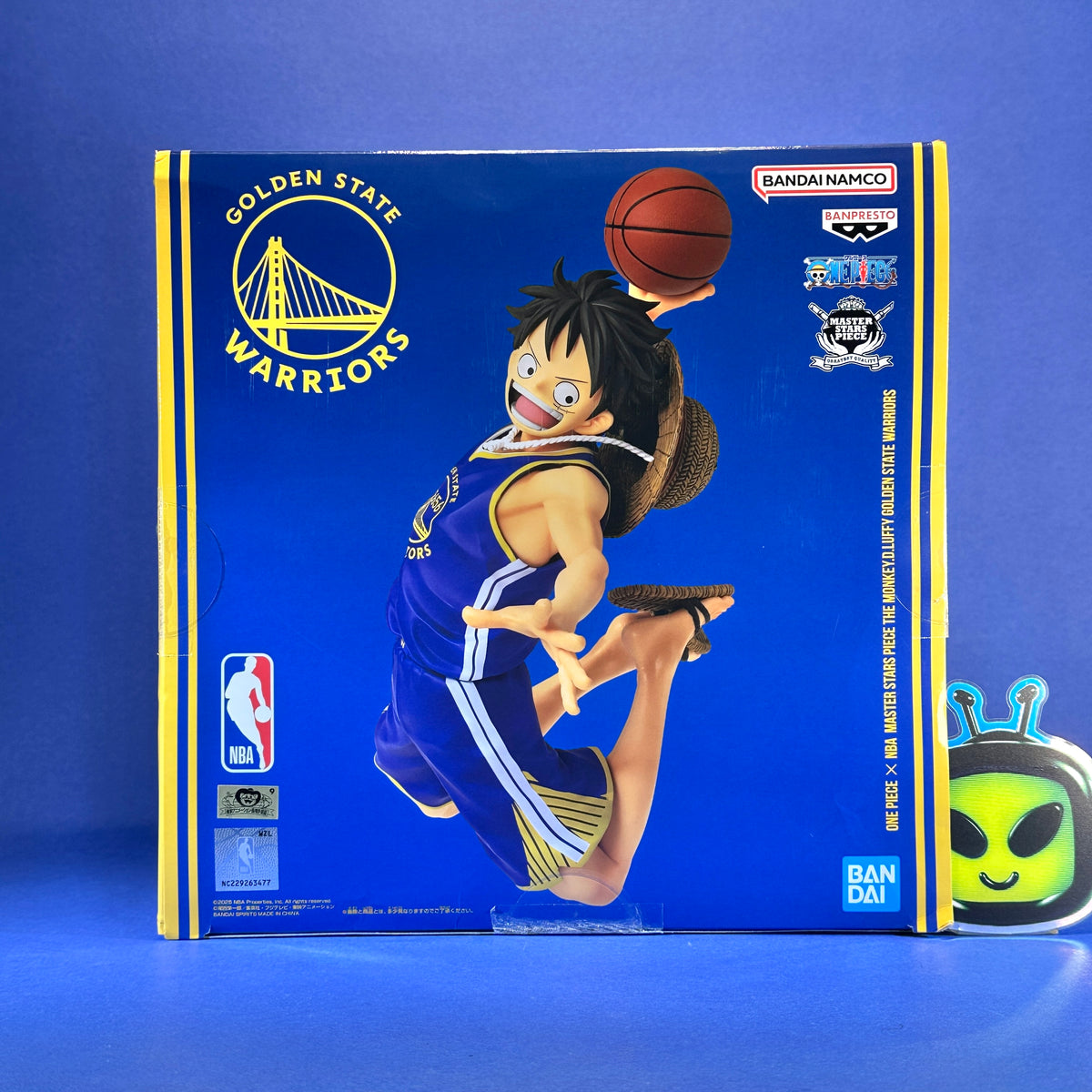 Banpresto - One Piece x NBA - Monkey D. Luffy ~Golden State Warriors ver.~ Master Stars Piece Figure