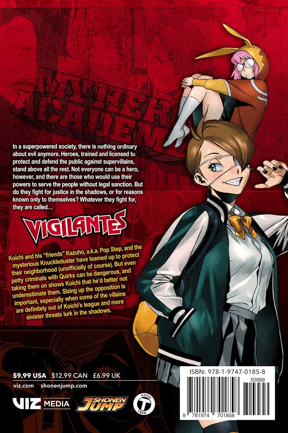 Hideyuki Furuhashi & Betten Court - My Hero Academia Vigilantes Manga