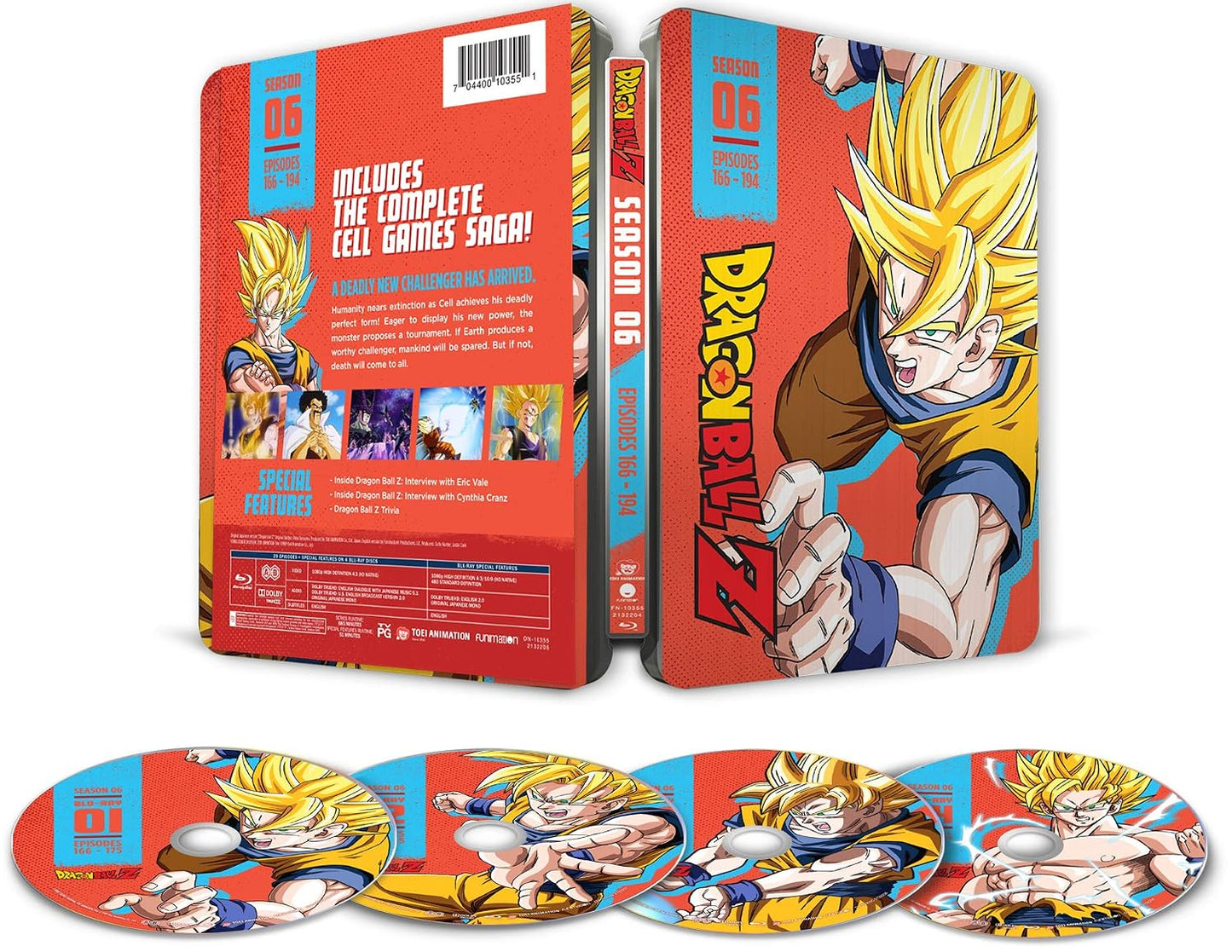Dragon Ball Z - Season 6 SteelBook Blu-Ray