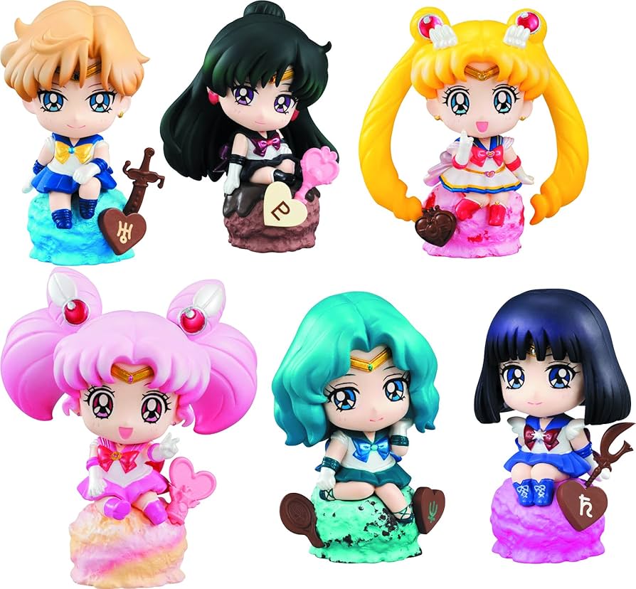 Megahouse - Petit Chara! Pretty Guardian Sailor Moon - 2016 Ice Cream Party Figure Set