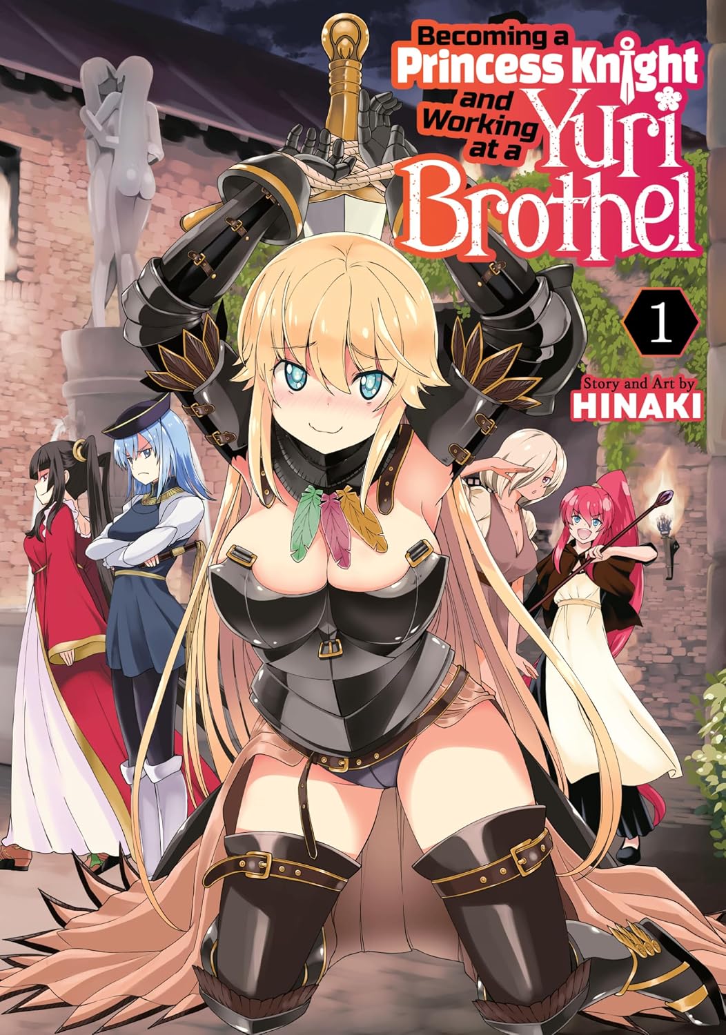 Hinaki - Becoming a Princess Knight and Working at a Yuri Brothel Manga