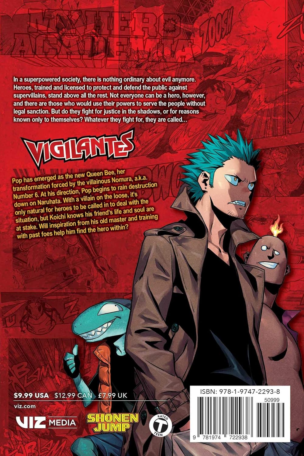 Hideyuki Furuhashi & Betten Court - My Hero Academia Vigilantes Manga