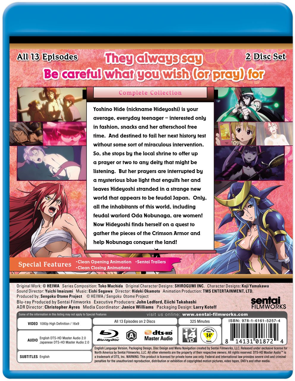 Battle Girls Time Paradox Complete Collection Blu-Ray