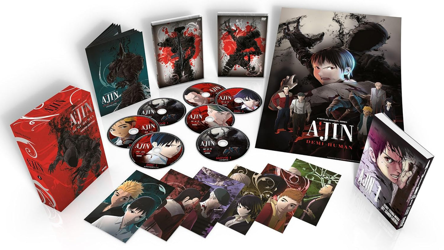 Ajin: Demi-Human - Season 1 & 2 Premium Limited Edition Blu-ray & DVD Box Set
