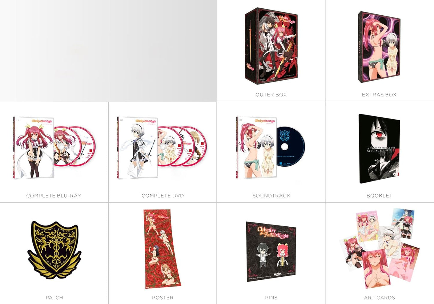 Chivalry of a Failed Knight Blu-ray & DVD