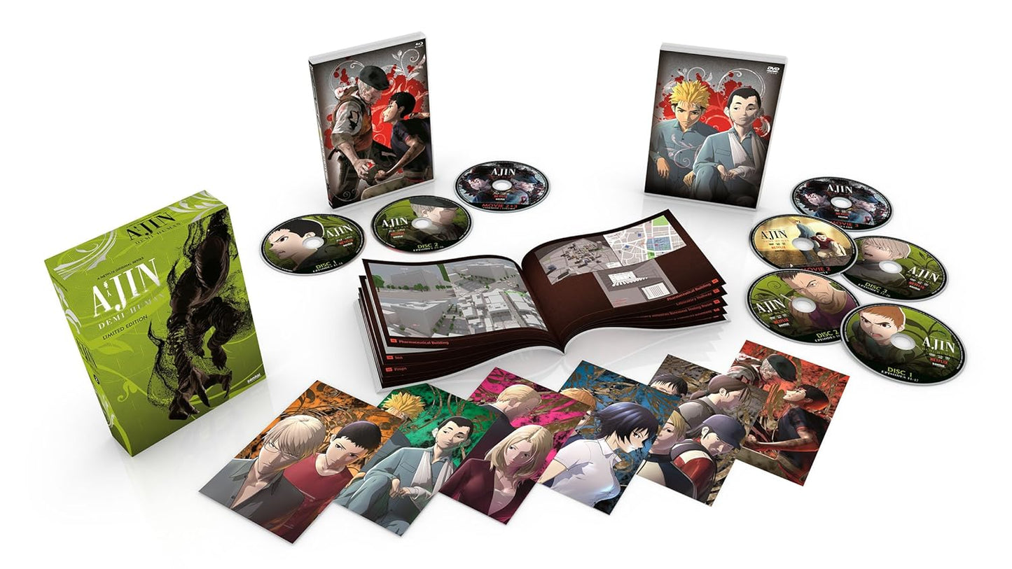 Ajin: Demi-Human - Season 1 & 2 Premium Limited Edition Blu-ray & DVD Box Set