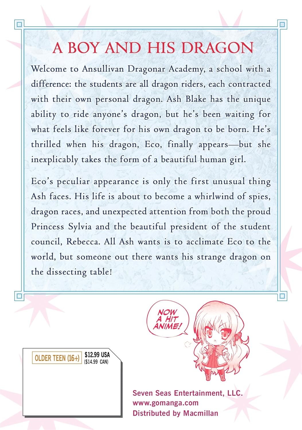 Shiki Mizuchi & Ran - Dragonar Academy Manga