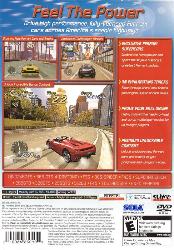 OutRun 2006: Coast 2 Coast - PS2