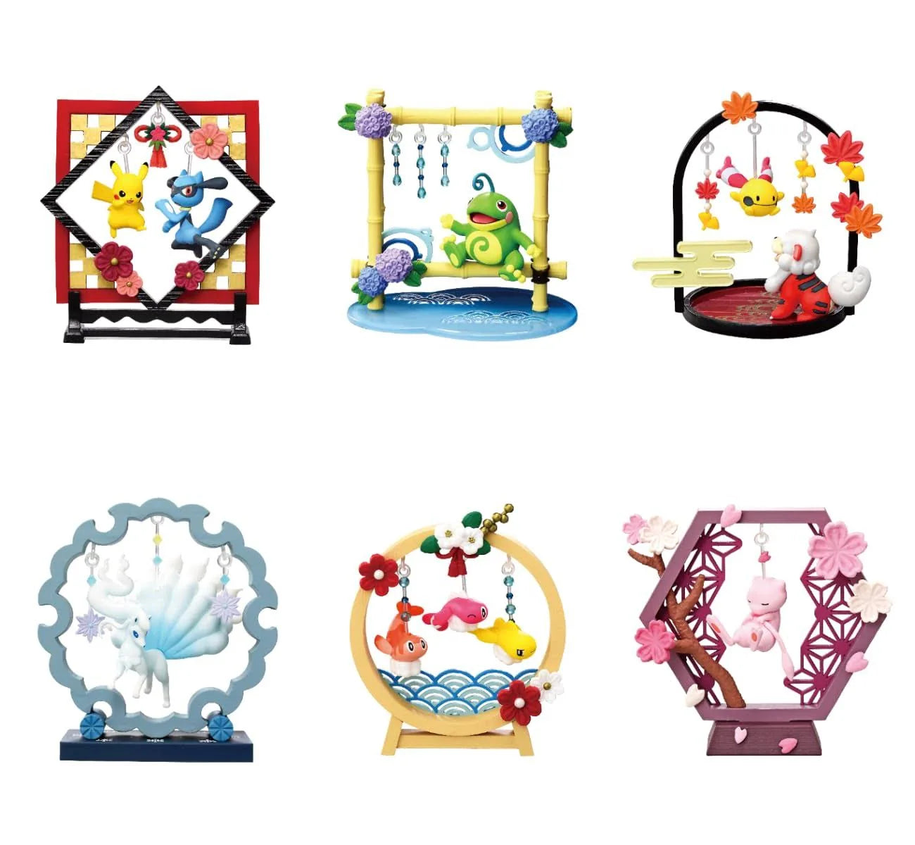 Re-Ment - Pokemon Funwari Yurarin ~Soft & Swaying Ornament~ Collection