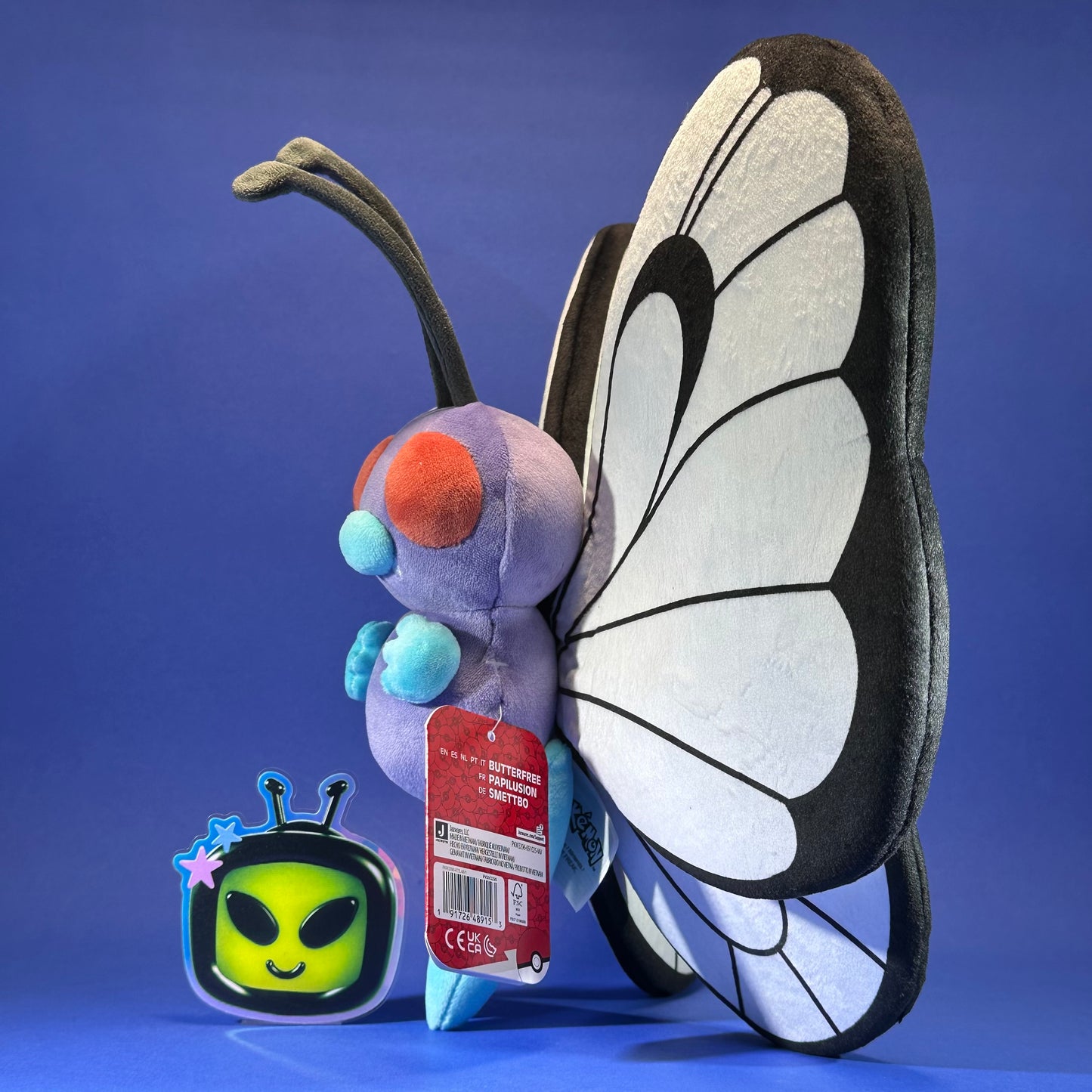 Jazwares - 2025 Pokémon 12” Butterfree Plush