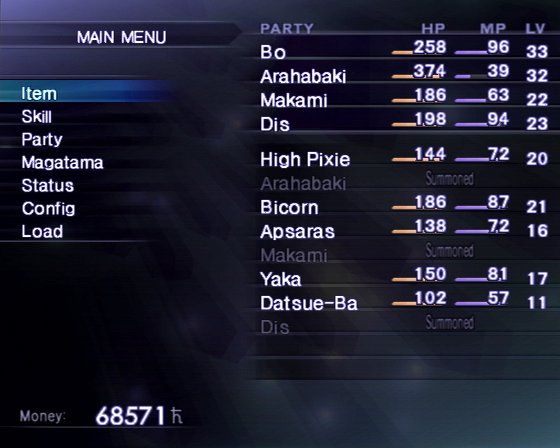 Shin Megami Tensei: Nocturne - PS2