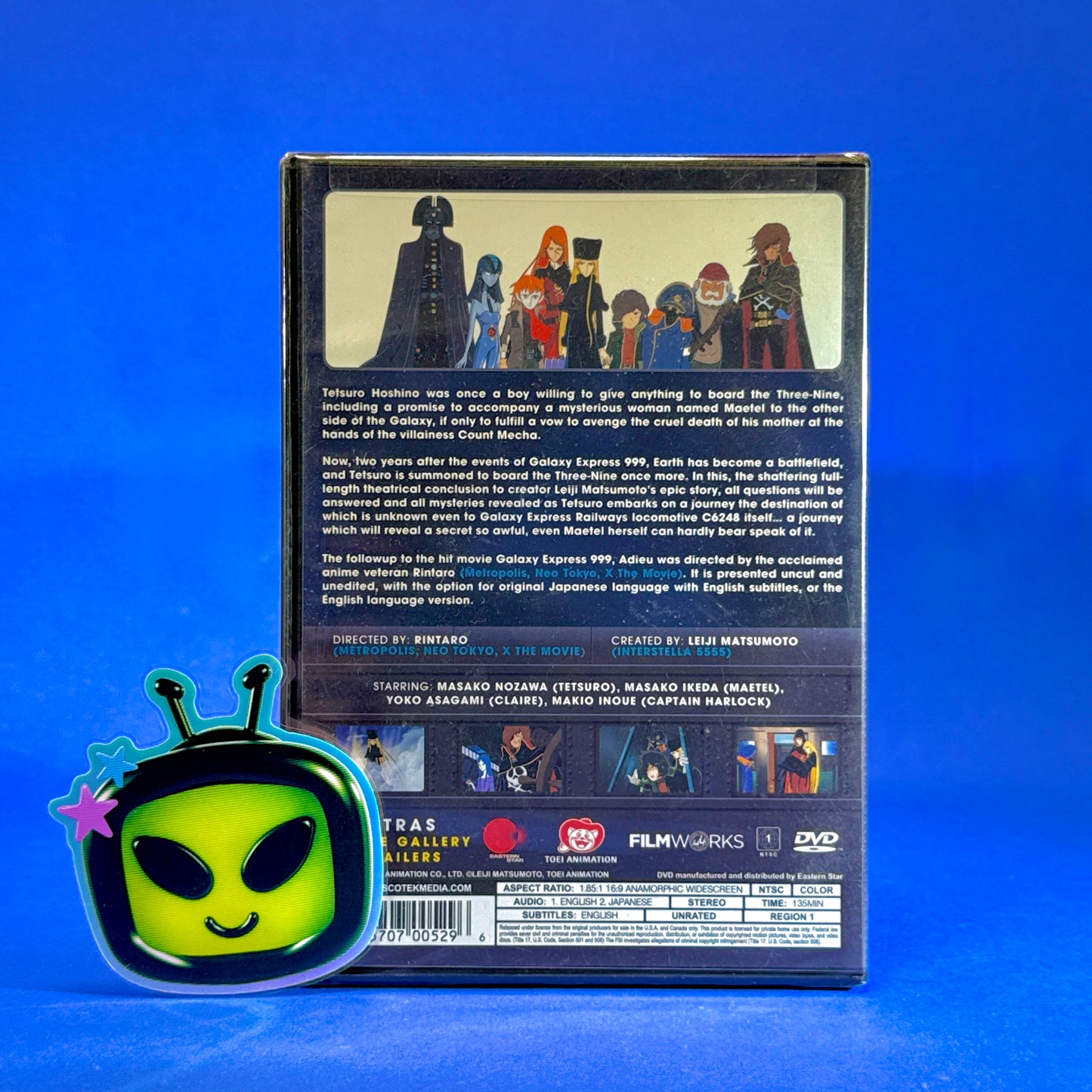 Adieu Galaxy Express 999 DVD