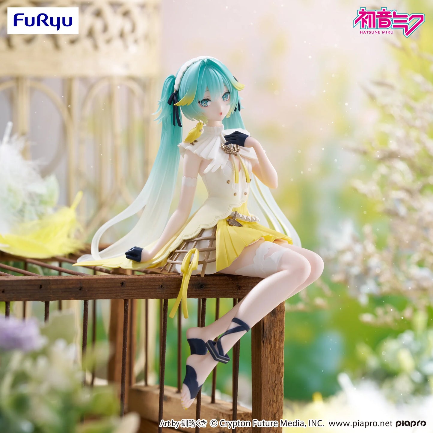 FuRyu - Hatsune Miku: Canary Bird Noodle Stopper Figure