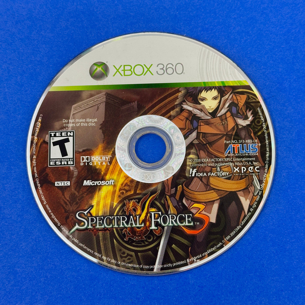Spectral Force 3: Innocent Rage - Xbox 360