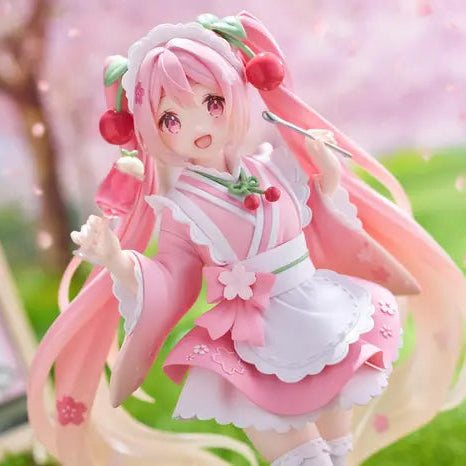 Taito - Sakura Miku ~Newly Written Japanese Style Cafe ver.~ Coreful Figure
