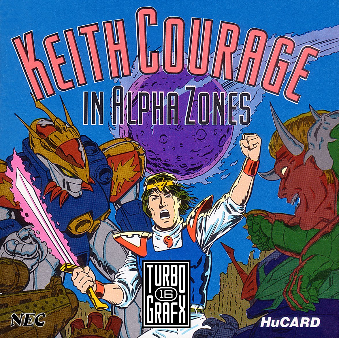Keith Courage In Alpha Zones   - TurboGrafx-16