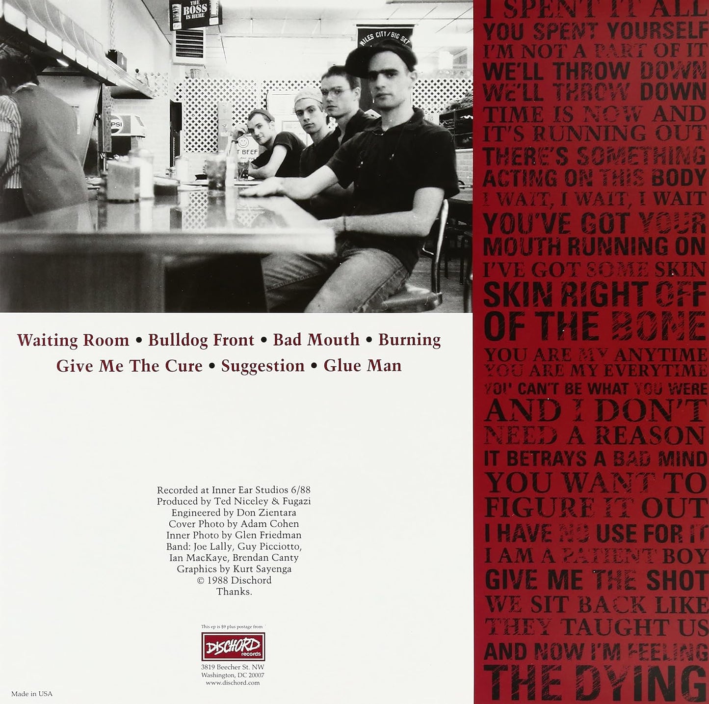Fugazi - Seven Songs Vinyl