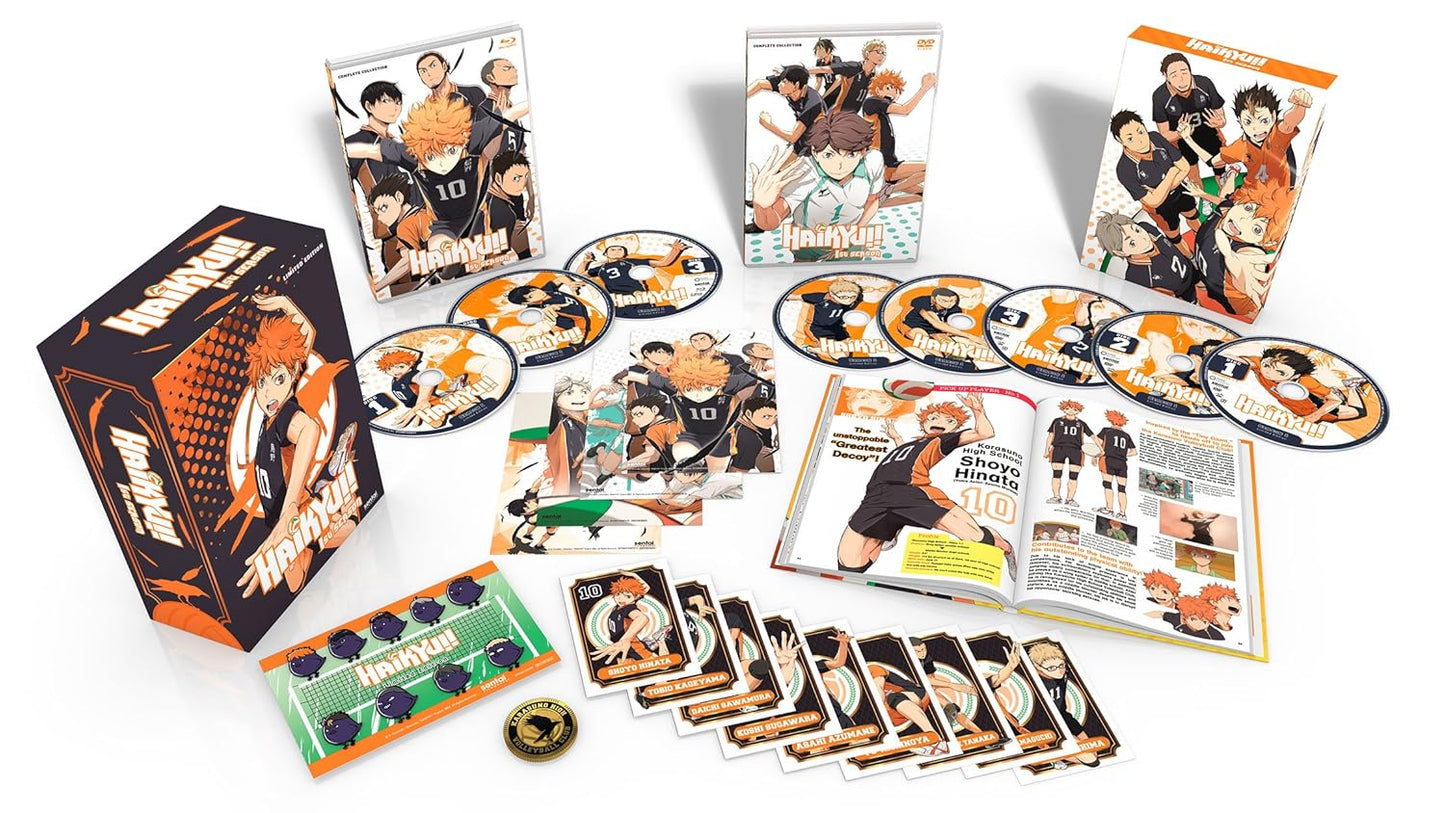Haikyuu Complete 1st Season DVD/Blu-Ray Premium Box Set