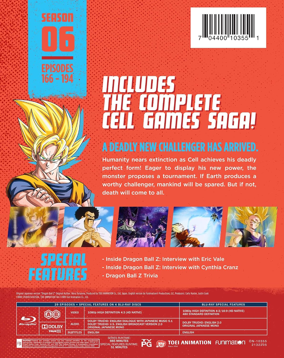 Dragon Ball Z - Season 6 SteelBook Blu-Ray