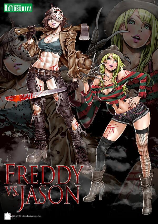 Kotobukiya - Freddy vs. Jason - Freddy Krueger & Jason Voorhees ~Horror Bishoujo, 2nd Edition~ 1/7 Scale Figure