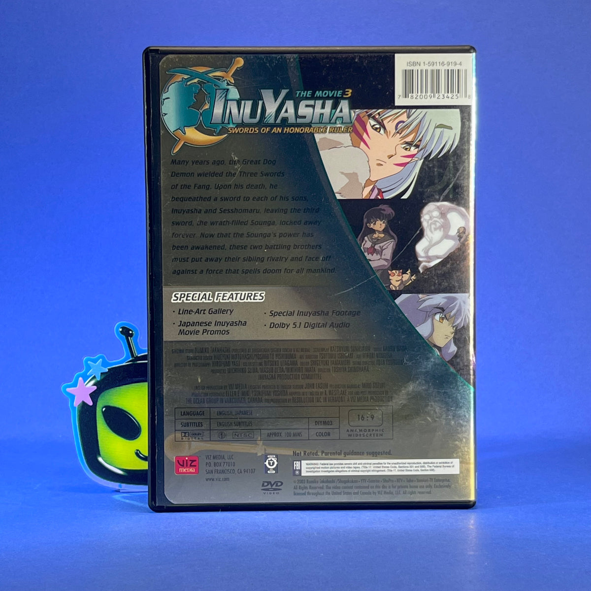Inuyasha the Movie 3: Swords of an Honorable Ruler DVD